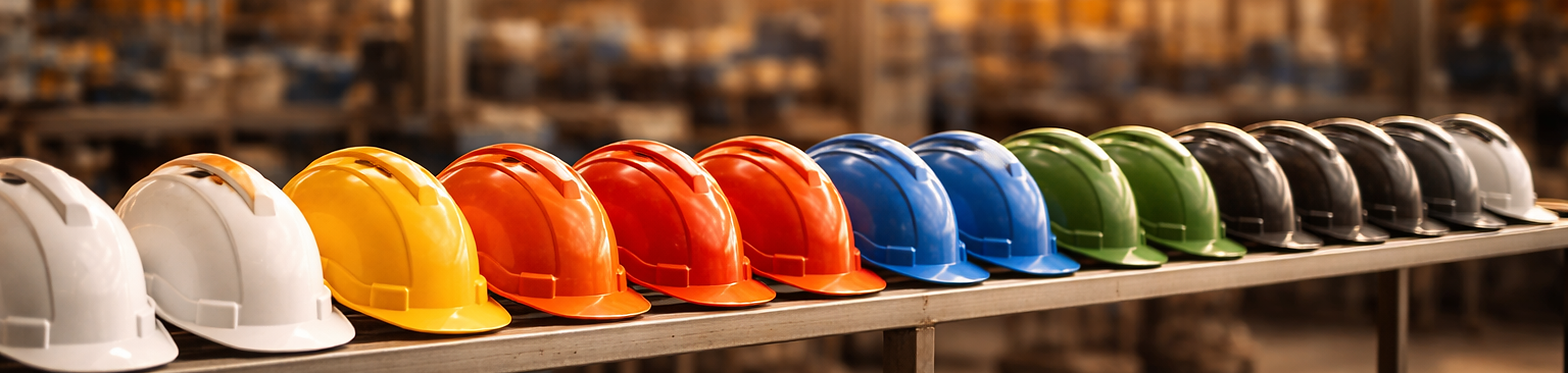 Farbige Schutzhelme – Branchenvielfalt im Mittelstand