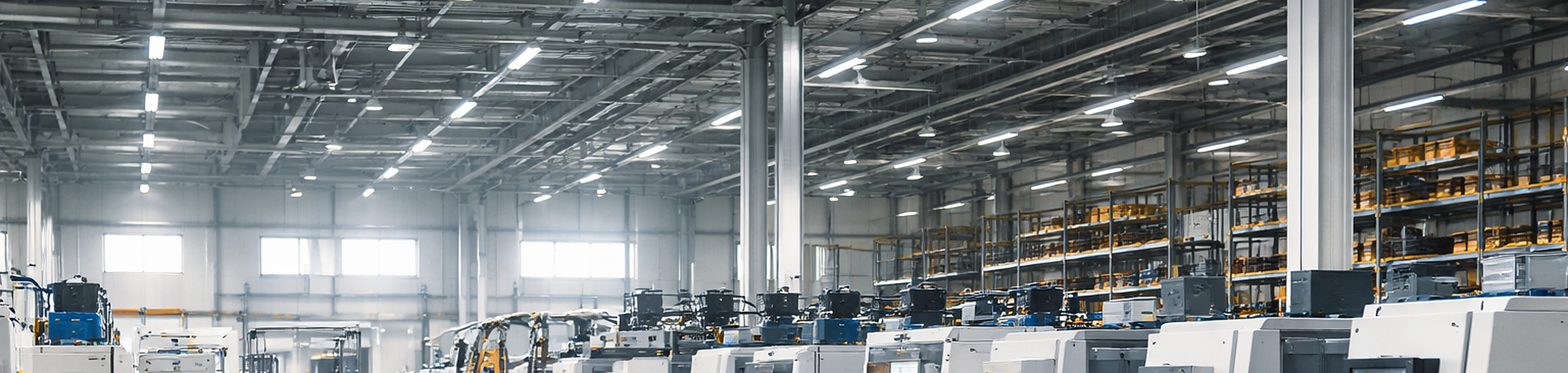 Moderne CNC-Produktionshalle – Versicherungsschutz für den Mittelstand