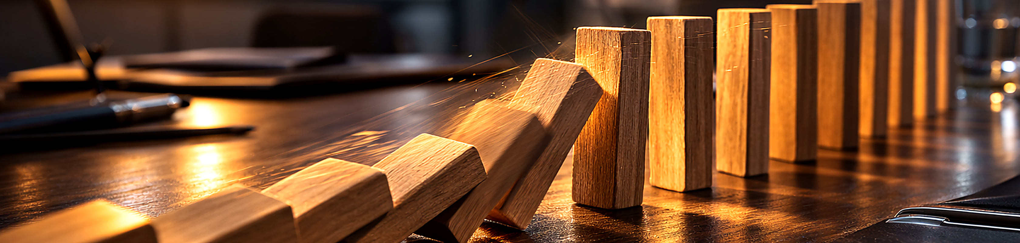 Dominoeffekt – Kettenreaktion bei Versicherungslücken